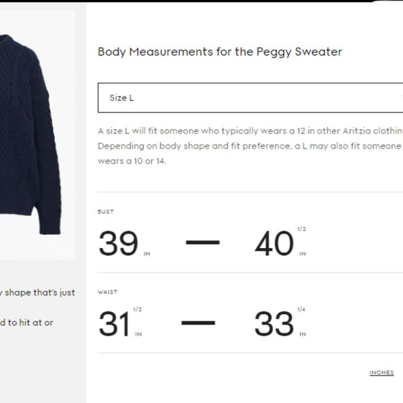 Aritzia Sunday Best Peggy Sweater in Admiral - Picture 5 of 9